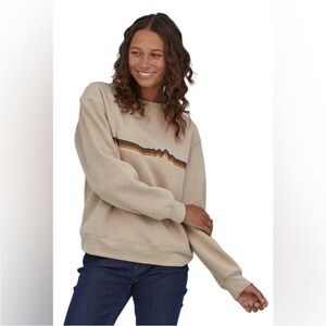 W's Ridge Rise Stripe Uprisal Crew Sweatshirt